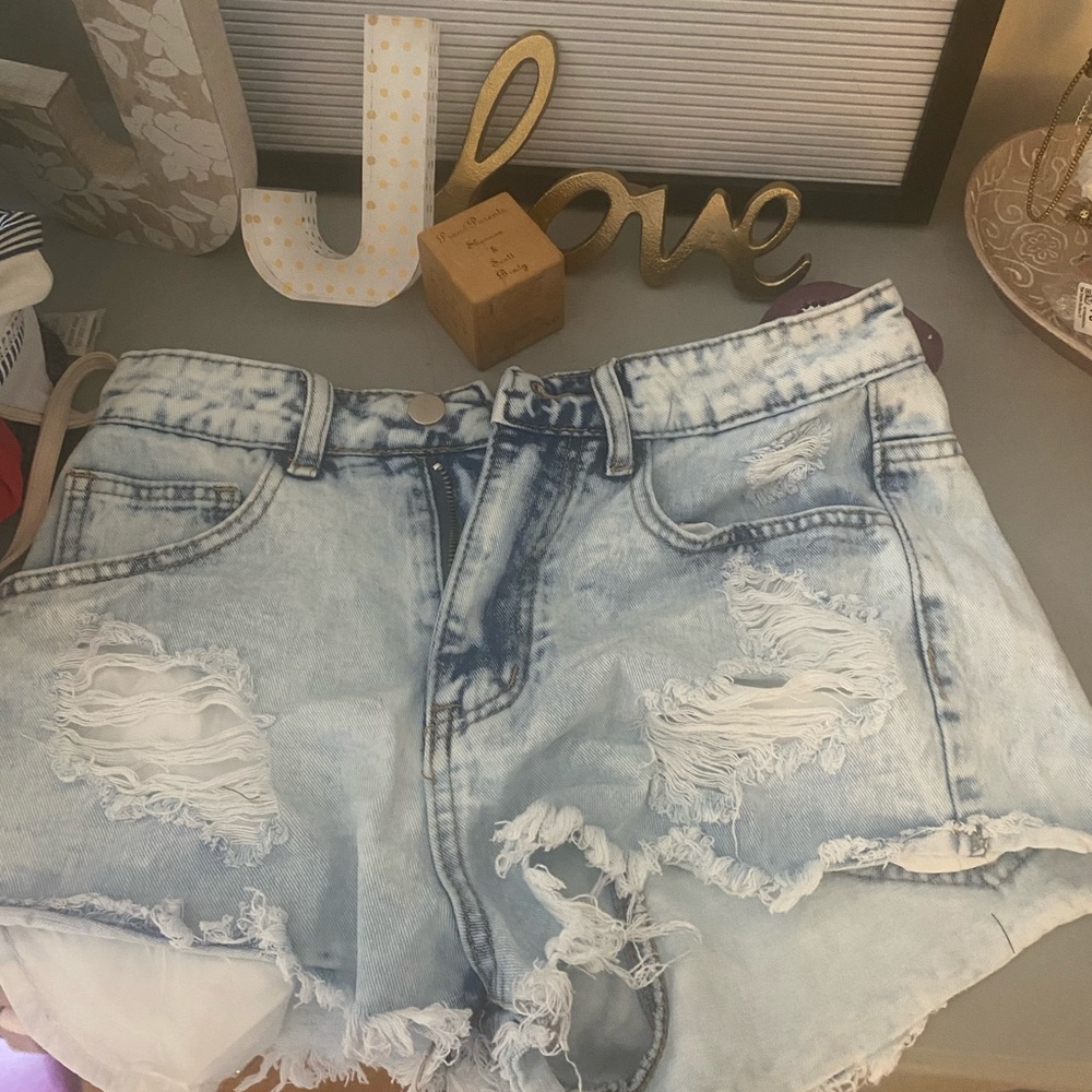 Shein jean shorts